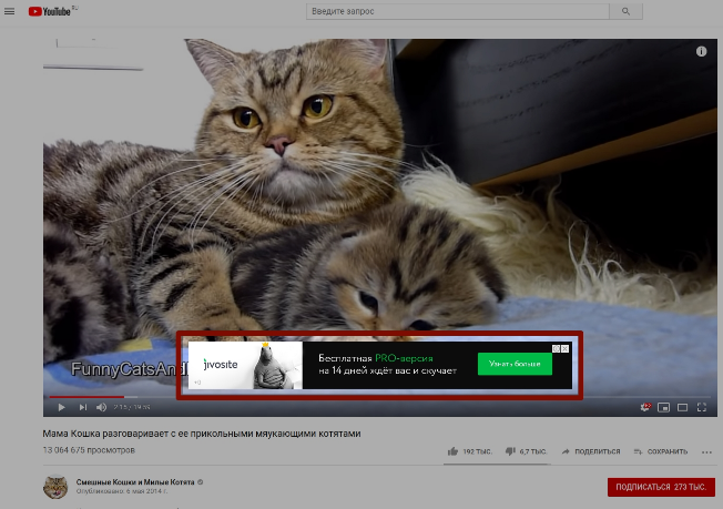 контекстная реклама в ютубе